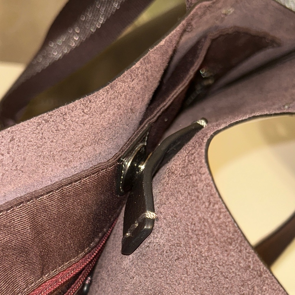 Coach Metallic and Brown Tote Bag - Picture 7 of 9
